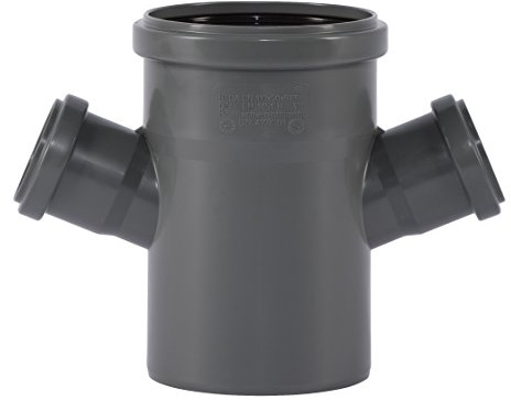 Ostendorf HTsafe Doppelabzweig DN 110/50/50 mm 67 Grad HT-Rohr