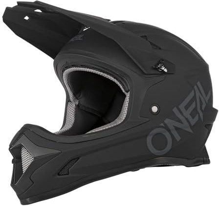 O'NEAL | Mountainbike-Helm | MTB Downhill | Nach Sicherheitsnorm EN1078, Ventilationsöffnungen für Luftstrom & Kühlung, ABS Außenschale | SONUS Helmet SOLID | Erwachsene | Schwarz | Größe M