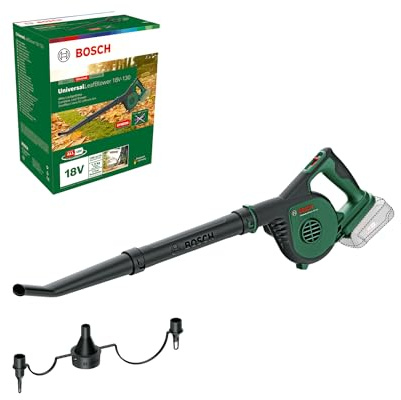 Bosch Akku-Laubbläser UniversalLeafBlower 18V-130 (Für schnelles und einfaches Säubern im Außenbereich; 18 Volt System; ohne Akku)