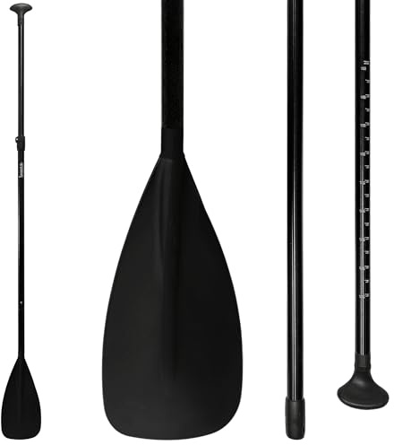 SereneLife Stand Up Paddle-Board Adjustable Paddle - Adjustable Water Paddle Oar for SLSUPB105 Free-Flow Inflatable SUP Stand Up Water Paddle-Board -