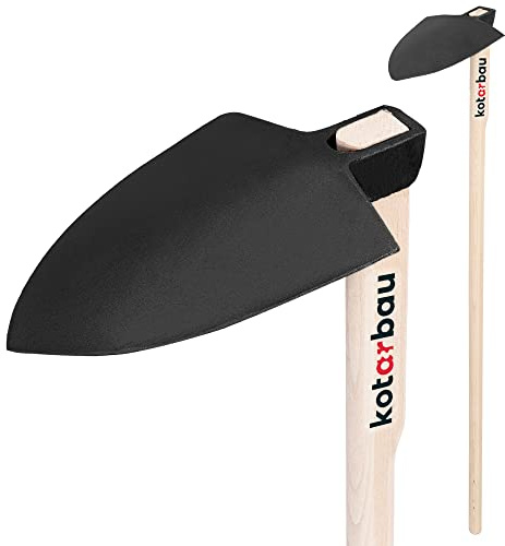 KOTARBAU® Gartenhacke 210mm aus Geschmiedetem Stahl mit Holzstiel Gartenwerkzeug Unkrauthacke Pflanzhake Gartenzubehör Gartengeräte Garten Handwerkzeuge Gartenpflege