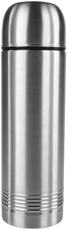 Emsa 618101600 Senator Isolierflasche, Thermosflasche, mobiler Kaffeebecher, 1000ml, Thermobecher, Isolierbecher, Safe Loc Verschluss, edelstahl