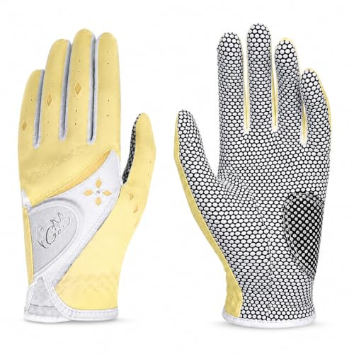 PGM Damen-Golfhandschuhe, verbessertes Griffsystem, kühl und bequem, 1 Paar