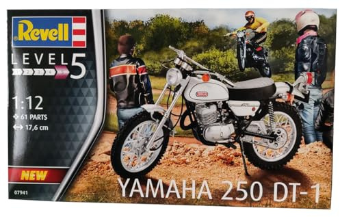 Revell RV07941 07941 Motorradmodell Bausatz 1:12 Yamaha Fahrzeug Modellbau, Mehrfarbig, 1/8