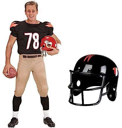 Kostüm American Football Star - Sportkostüm Männer - mit Helm L - 52/54