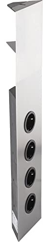 Caressi Energie-Säule 11 5x46x5 8 cm Edelstahl