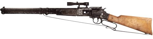 Cowboy Requisit Gewehr 76 cm 12-Schuss Ringmunition Western Deko