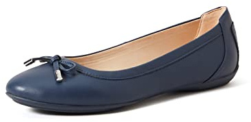 Geox Damen D Charlene Ballet Flat, Blau, 37 EU