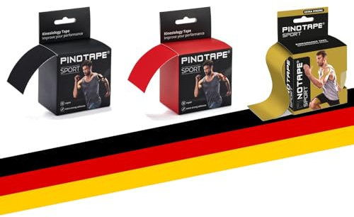 Pinotape Kinesiotape Sport Extra Stark 3 Rollen 5 cm x 5 m