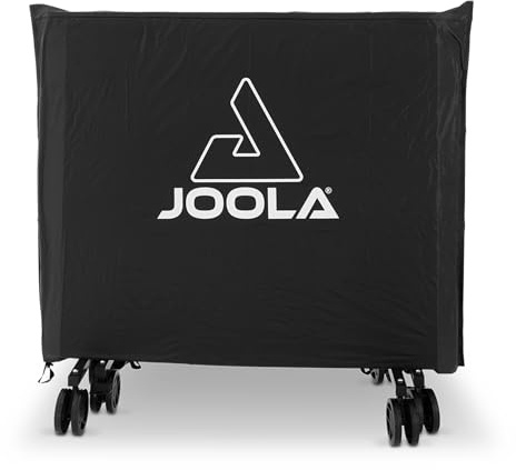 „JOOLA Tischtennistisch Abdeckung, Table Cover, Wetterfeste Schutzhülle für Tischtennistische Outdoor und Indoor inklusive Aufbewahrungstasche, Schwarz, 274 x 137 x 0,3 cm“