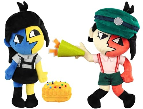 RDCIRP ENA Dream BBQ Plüsch, ENA Dream BBQ sprechendes Plüschtier, Sammlerstück, ausgestopfte Videospielfiguren, Puppe for Spielefans, weiches Plüschkissen for Jungen und Mädchen, Heimdekoration(A+B)