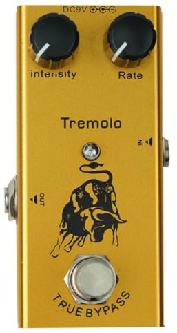 Wernfale Effektpedal für E-Gitarre: Overdrive Vintage, Fuzz, Distorsion, Delay Analog, Ultimate Drive, Pedal für Bass, Tremolo