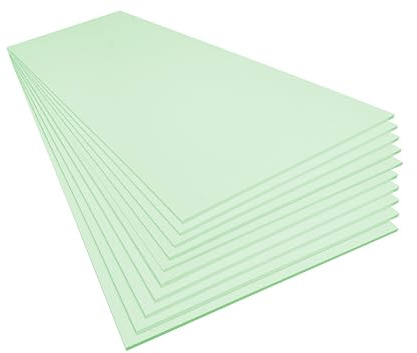 Styrodur Dämmplatten 10mm (10er Set) – 56 x 117 cm XPS Hartschaumplatten | Hochfeste Isolierung & Trittschall-Dämmung für Bad, Fußboden, Fliesen & Modellbau