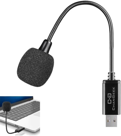 USB Mikrofon für Laptop/Computer, Professionelles USB Mikrofon, Plug & Play | Kondensatormikrofon für Meetings und Homeoffice, klarer Klang, kompakt, für Windows-PC und Mac