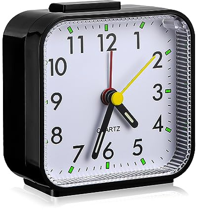 Quartzwecker, Wecker Analoger ohne Ticken,Lauter Alarm für Tiefschläfer
