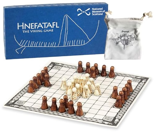 Hnefatafl - das Wikingerspiel - Enthält EIN einzigartiges Baumwollbeutel/Taschendesign zum Spielen mit Theken