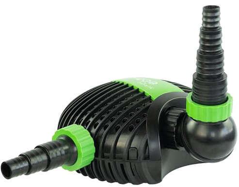 Teichpumpe 10.000L/H, 10m Kabel, 450cm Förderhöhe, 120W, Motorschutz, Wasserpumpe | Bachlaufpumpe | Wasserspielpumpe | Brunnenpumpe | Tauchpumpe | Springbrunnen-Pumpe