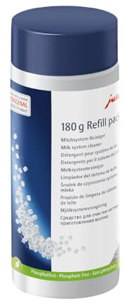 JURA original - Mini-Tabs zur Milchsystem-Reinigung für 60 Reinigungen - TÜV-zertifizierte Hygiene - 180 g Nachfüllflasche - 24212