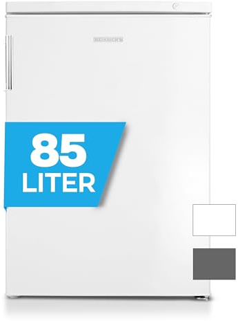 Heinrich´s Gefrierschrank, 85 Liter, Temperatur:-18°C~-38°C, Freezer, 3x Gefrierschublade, Stufenloser Temperaturregler,Airflow, wechselbarer Türanschlag, weis