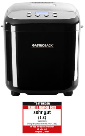 Design Brotbackautomat Pro, Schwarz, Silber