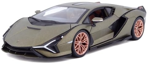 Bburago - Lamborghini Sian FKP 37 Maßstab 1:24, Diecast Replica mit öffnenden Türen, zufälliges Sortiment, offizielle Lamborghini Lizenz