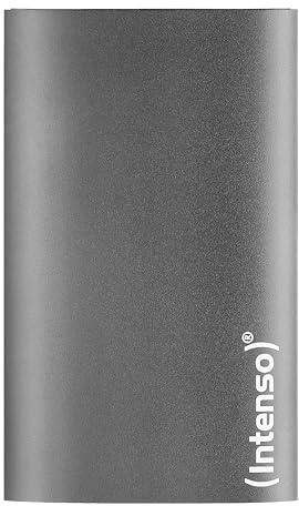 Intenso Externe SSD Premium bis zu 500 MB/s – 2 TB – Schnelle Portable USB 3.2 Gen1x1 SSD – Kompakter externer Speicher für PC, Laptop und Mac