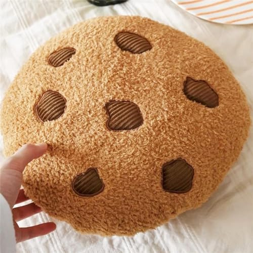 Herfair Keks Dekokissen Lustige Plüschkissen Dekokissen Couchkissen Rundkissen Weich Kissen Boden Sofa Schlafzimmer Geschenk-Idee