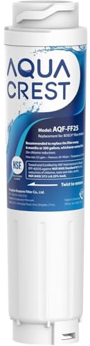 AQUA CREST 644845 Kühlschrank Wasserfilter Ersatz für Bosch Ultra | Ersatz für Bosch Ultra Clarity Wasserfilter 644845, Kompatibel mit Siemens Bosch Neff 740560 9000077104