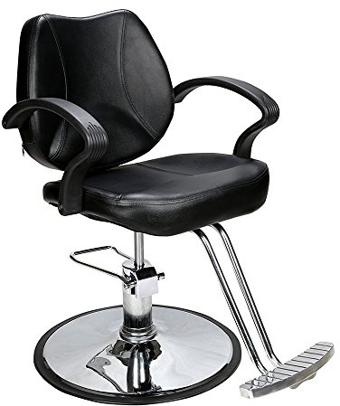 BarberPub Friseurstuhl Friseursessel Bedienungsstuhl Friseureinrichtung Hydraulisch Stuhl 2057BK