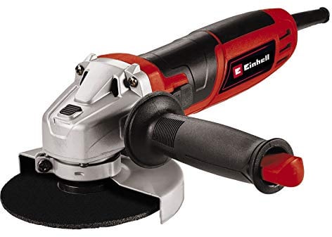 Einhell Winkelschleifer TC-AG 125/850 (850 W, 12.000 min-1, max. Schnitttiefe 33 mm, max. Scheibendurchmesser 125 mm, Wiederanlaufschutz, ohne Trennscheibe)