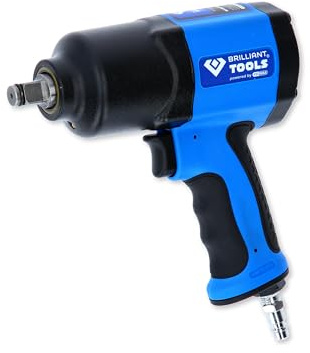 BT Brilliant Tools BT160100 1/2 Zoll Druckluft-Schlagschrauber, 1450NM [Powered by KS Tools]