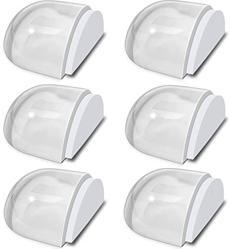Türstopper Boden zum Kleben, 6er Türstopper Boden Selbstklebend Set, Transparent zum Kleben Bodentürstopper, Türpuffer Boden Wandpuffer für alle Hartböden Zum Schutz Von Wand und Möbel