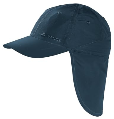 VAUDE Kids Sahara Cap IV, UV-abweisender Kinder Sonnenhut, Dark sea, M