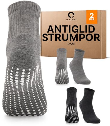 Occulto Damen Stoppersocken 80% Baumwolle 2-4 Paar (Modell: Madeleine)