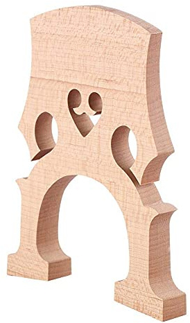 Violoncello Br¨¹cke 1/2 aus Ahornholz ¨C Ersatzbr¨¹cke f¨¹r Cello Zubeh?r (Gr??e 1/2)