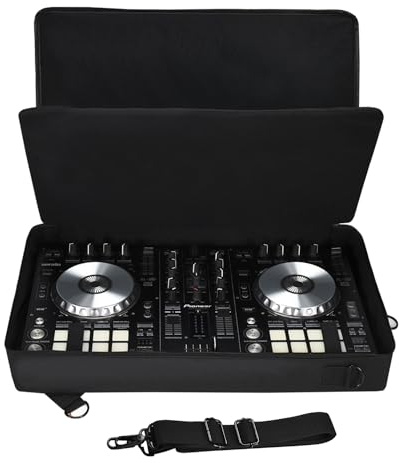 Hzycwgone Tasche für Hercules Inpulse 500, Tragetasche für Traktor S4 MK3 | Reisetasche Rucksack für Pioneer DDJ SR 2/DDJ SR, DJ Controller Umhängetasche Hülle Case Zubehör, für Reiseschutz, Schwarz