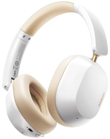 UGREEN Kabellose Kopfhörer, Bluetooth 5.4, mit Geräuschunterdrückung, kompatibel mit iPhone 16, hochauflösender Sound, 75 Stunden Wiedergabe, Anschluss mit 2 Geräten