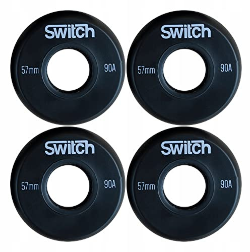 wheels for inline skates 57mm Schwarz Ersatzräder Rollenräder Roller Skates Rollen