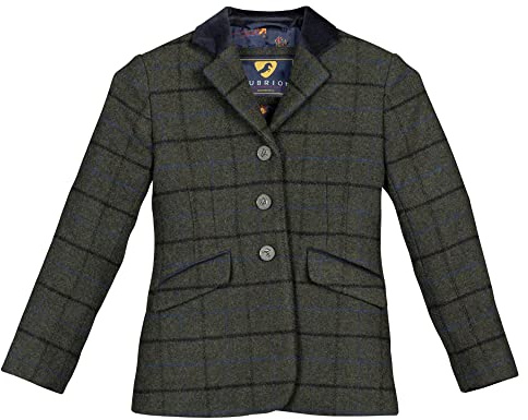 Aubrion - Saratoga Reitjacke für Jungen/Mädchen (28 in / 71 cm) (Dunkelgrün), Dunkelgrün, 28 in / 71 cm