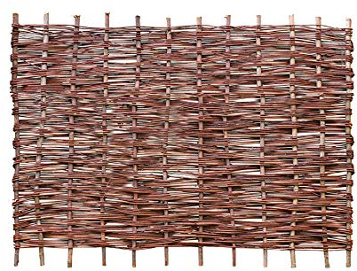 Weidenprofi Sichtschutz, Weidenzaun Modell Klassik, Flechtzaun aus Weide - Größe (BxH) 180 x 120 cm