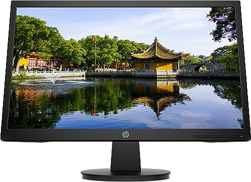 HP 21,4 Zoll FHD-Monitor (5,0 Zoll), Full HD VA LCD-Display, 75 Hz Bildwiederholrate, 200 Nits Helligkeit, 3000:1 Kontrastverhältnis, AMD FreeSync-Technologie, einstellbare Neigung, 1 x HDMI 1.4, 1 x