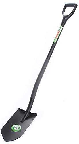 rg-vertrieb Gartenspaten Spitzspaten Metallstiel Feldspaten Schaufel Grabspaten 120cm Spaten
