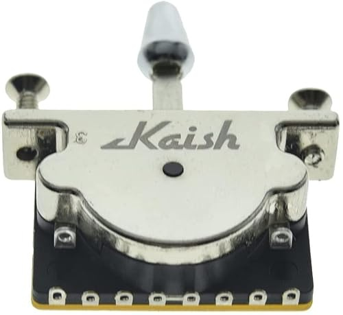 Kaish 5-Wege-Hebelschalter für Gitarre Strat Tele Chrome Plastic Tip