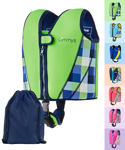 Limmys Schwimmweste aus Neopren für Kinder, Schwimmhilfe, Kordelzug, ideal für Jungen und Mädchen, Verschiedene Größen
