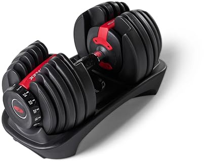 Bowflex Unisex Adult Selecttech 552i Hantel, Schwarz/Rot,Einheitsgröße EU