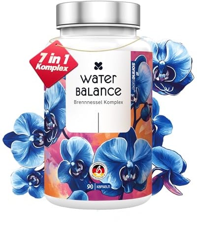 Sonnesee 7 in1 Wasserbalance Komplex Brennnessel mit Rosskastanie Gotu Kola Magnesium 90 vegane Kapseln