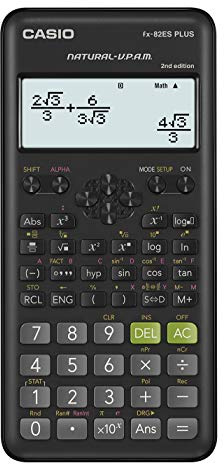 Casio fx-82ES Plus Wissenschaftlicher Taschenrechner 2. Edition, Schwarz
