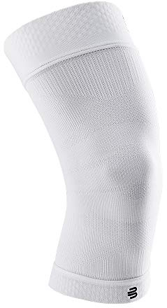 Bauerfeind Knee Sleeve „Sports Compression Knee Support“, 1 Unisex Sportkniebandage für Fussball, Laufen oder Fitness, Rechts & Links tragbare Kniebandage