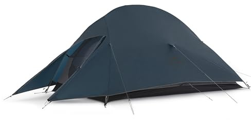 Naturehike Cloud Up Pro Zelt 2 Personen Leichtes Campingzelt, Einfacher Aufbau Winddicht & Wasserdichtes Kuppelzelt für Outdoor Reisen Trekking(Pro/Marineblau)