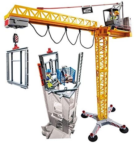 PLAYMOBIL City Action 70441 RC-Baukran mit Bauteil, ab 4 Jahren